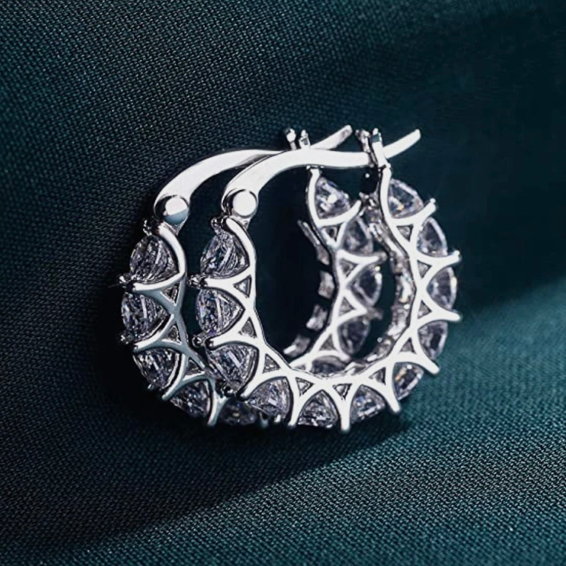 Luxury Zircon & Hoop Earrings