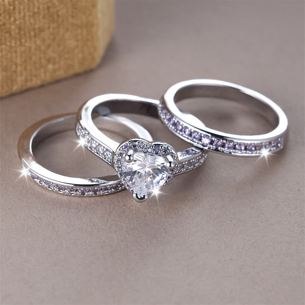 Heart Circle & Women Ring