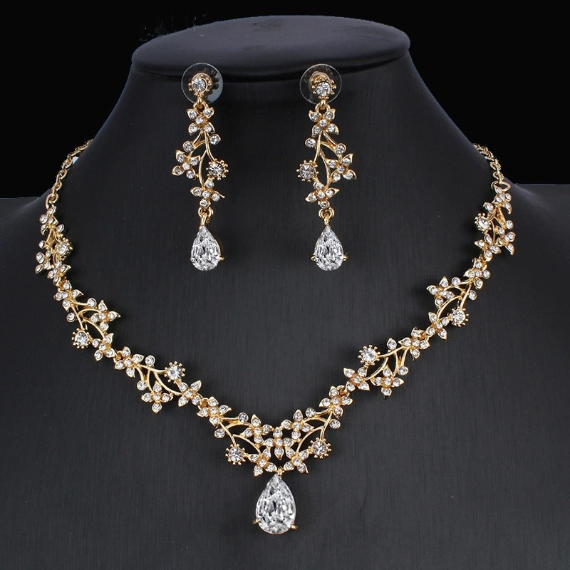 Golden Zircon & Bridal Set