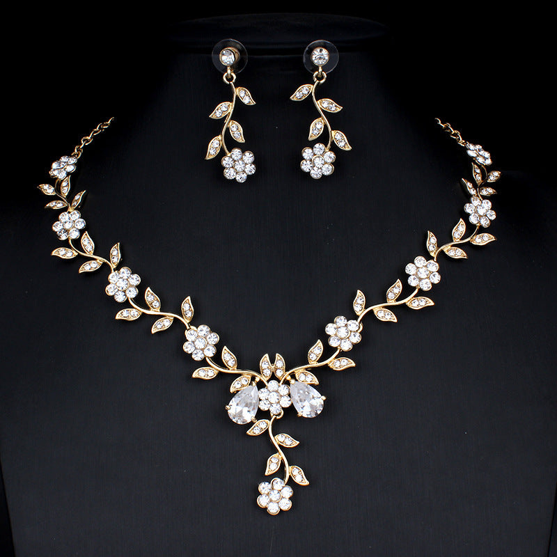 Golden Zircon & Bridal Set
