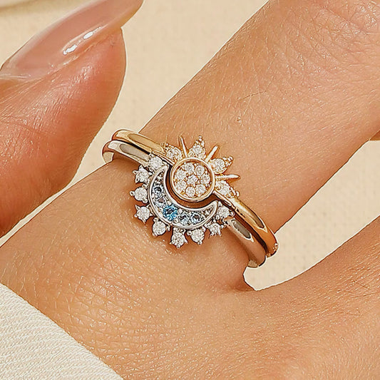 Sun Moon & Couple Rings