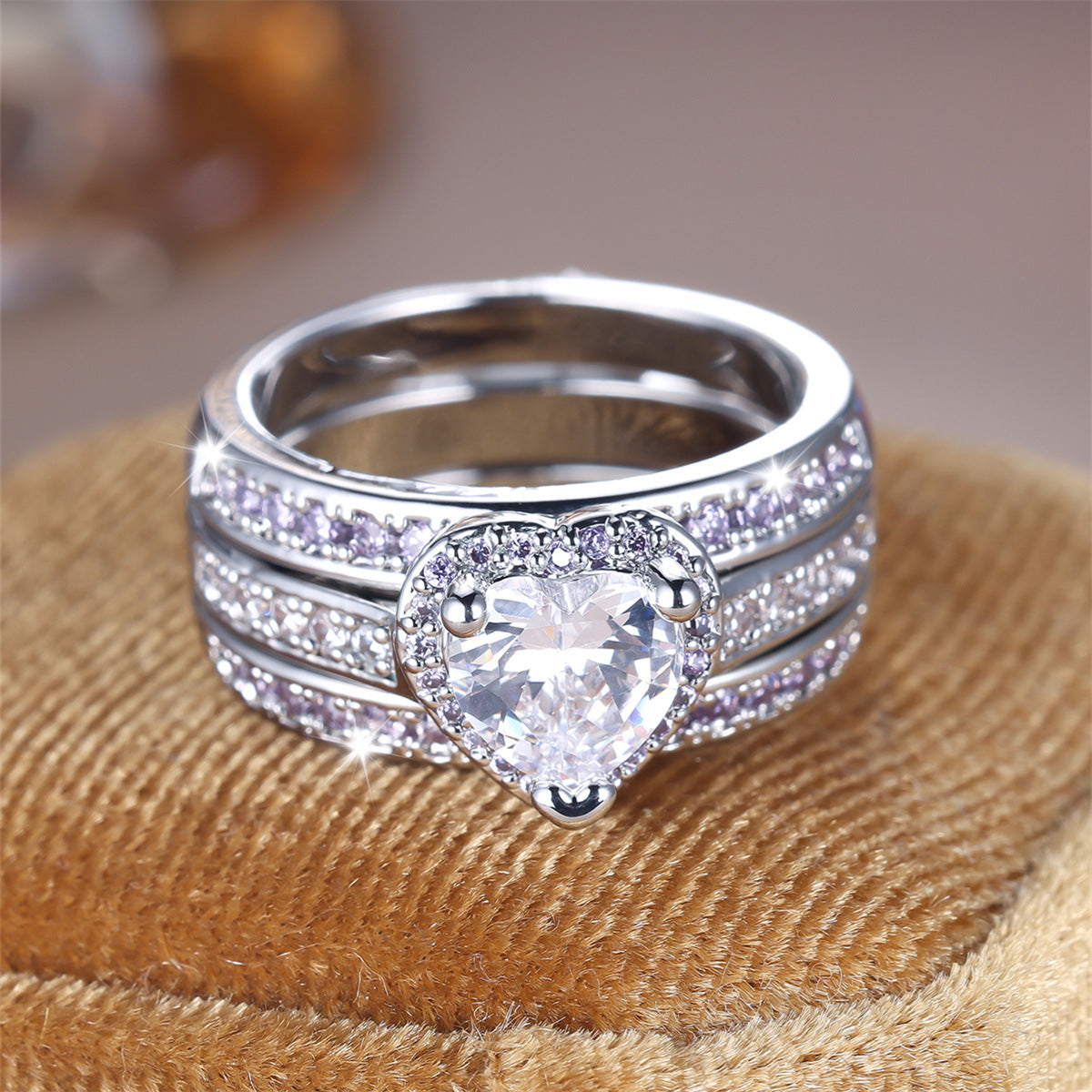 Heart Circle & Women Ring