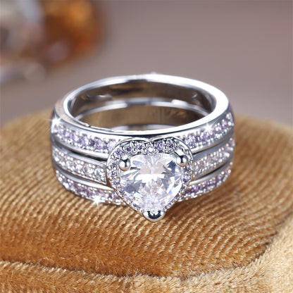 Heart Circle & Women Ring