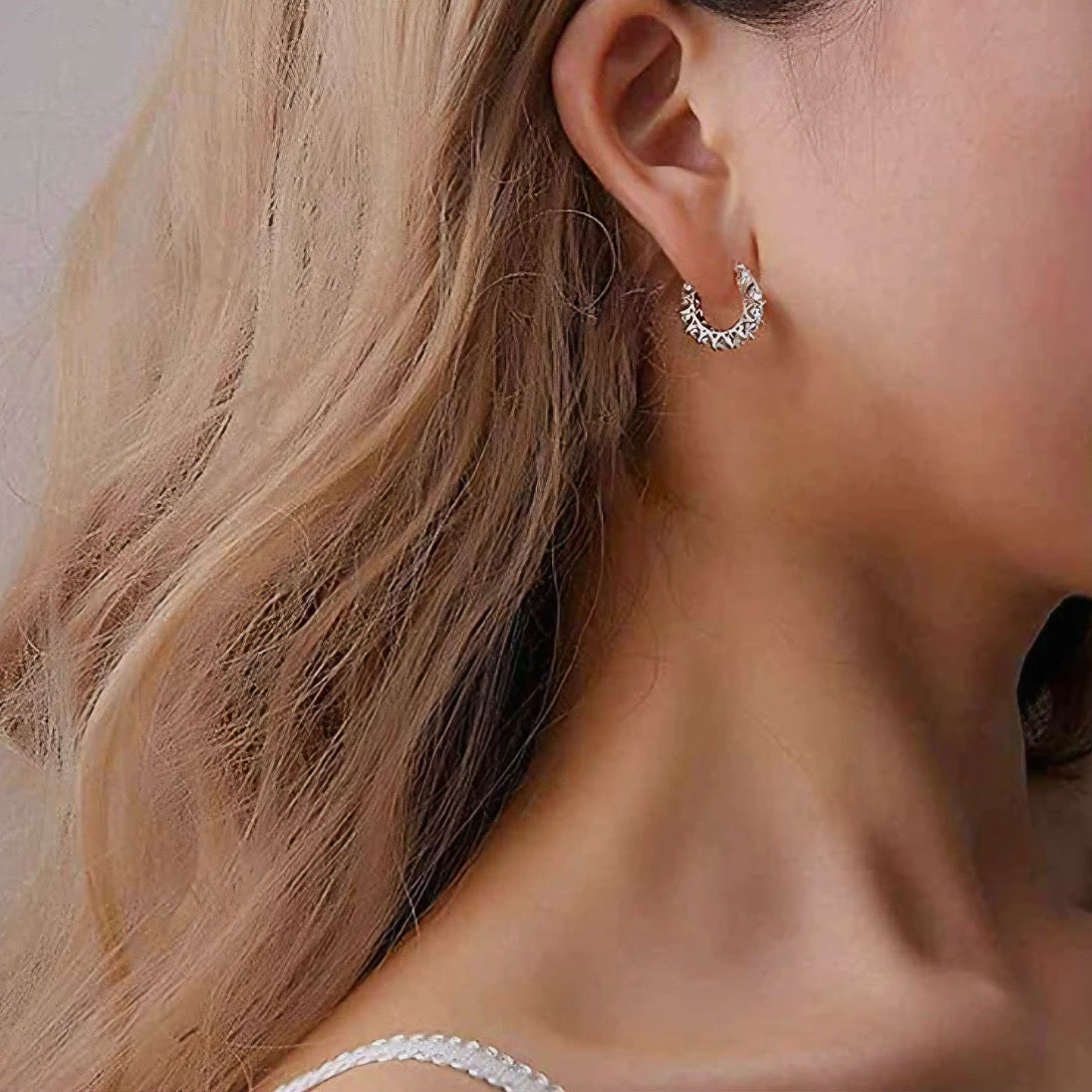 Luxury Zircon & Hoop Earrings