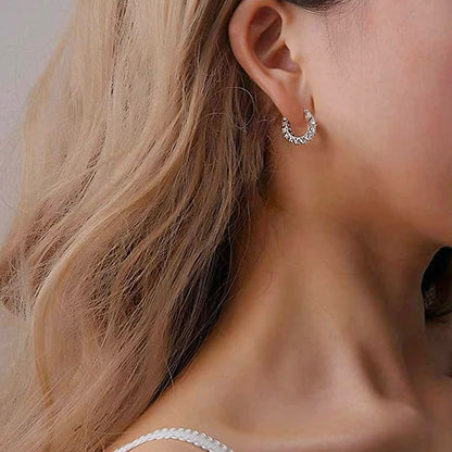 Luxury Zircon & Hoop Earrings