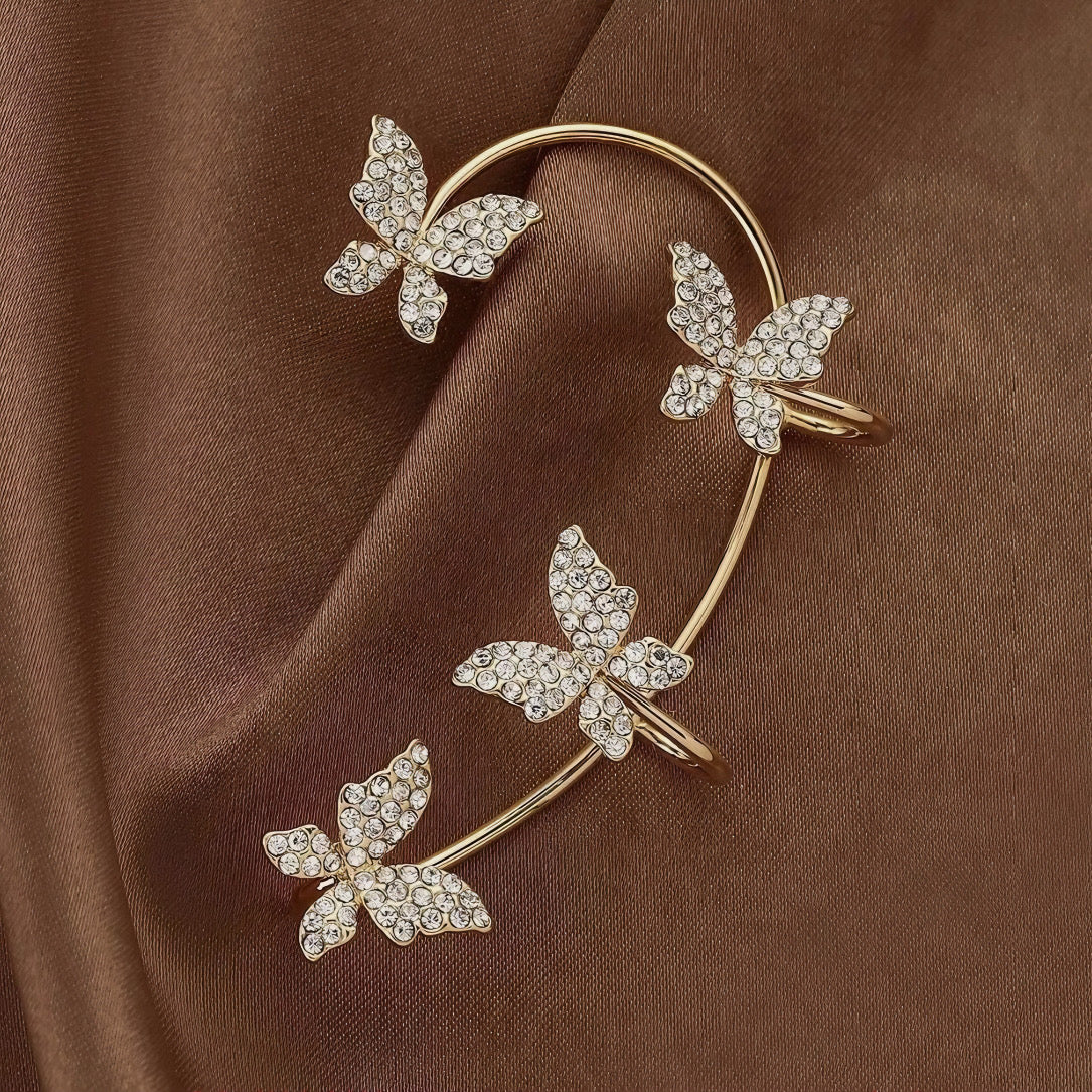Butterfly Ear & Clip Earrings
