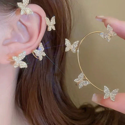 Butterfly Ear & Clip Earrings