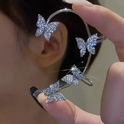 Butterfly Ear & Clip Earrings