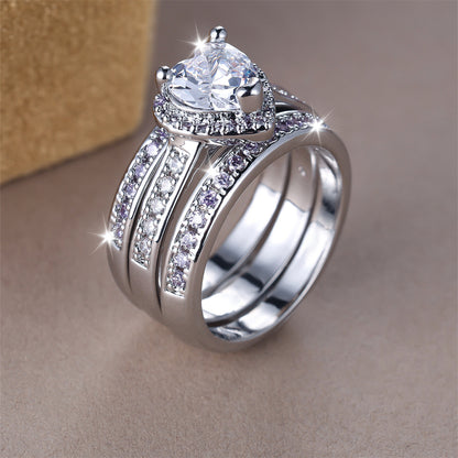 Heart Circle & Women Ring